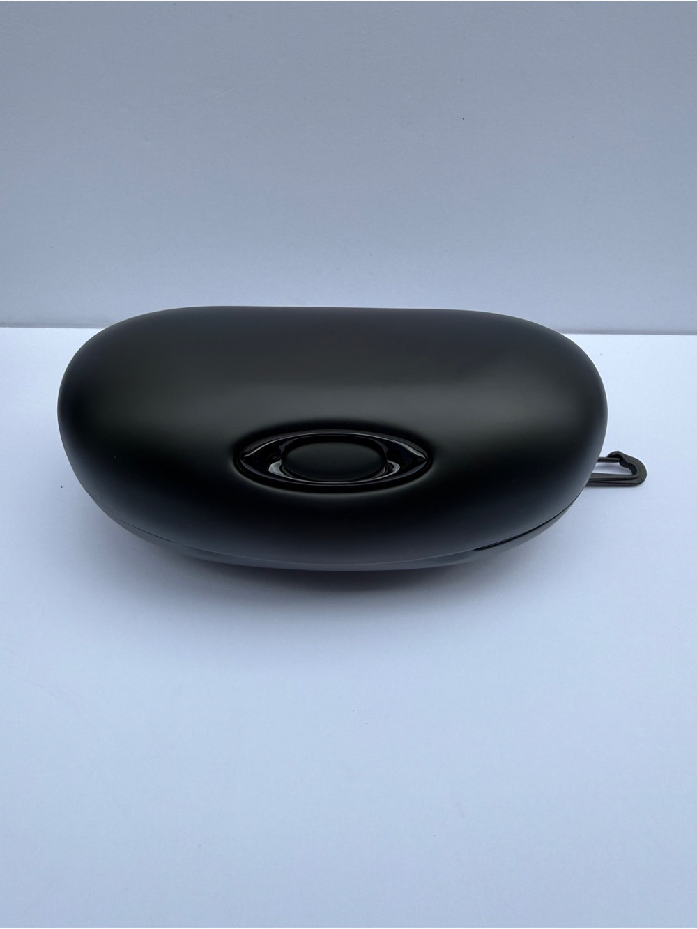Oakley Matte Black Sunglasses Case w/twmple cables/strap NWbox no glasses.